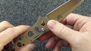 Benchmade Barrage Axis Assist Mechanism  Part 1  Setting the Coil Spring [upl. by Namyl]