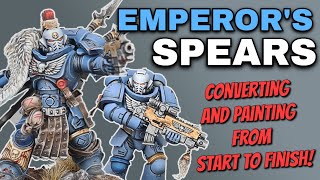 EMPERORS SPEARS  The COOLEST Chapter Convert amp Paint for Tabletop amp Display Warhammer 40k [upl. by Aset]