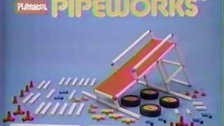 Playskool Pipeworks 1986 commercial [upl. by Crescen]