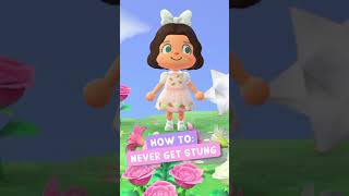 How to never get stung by wasps in Animal Crossing New Horizons shorts [upl. by Corell]