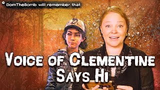 Melissa Hutchison Clementine SAYS HI TO ME  The Walking Dead [upl. by Scharaga]