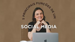 5 Principais Funções de um Social Media  Keila Neves [upl. by Chamkis]