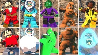 All Character Transformations in LEGO DC SuperVillains WDLC [upl. by Ahtenek281]