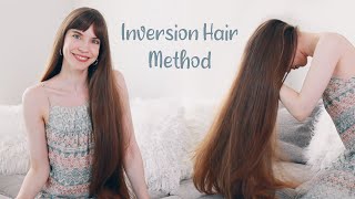 INVERSION HAIR METHOD How To amp My Results Hair Growth Technique [upl. by Llerret]