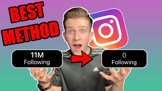 How To Unfollow People On Instagram Fast Without Getting Action Blocked 2021 [upl. by Uuge]