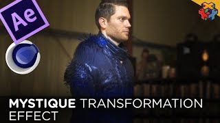 MYSTIQUE Transformation in After Effects [upl. by Lamoureux]