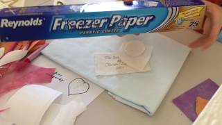 Paper Piecing the Easy Way with Freezer Paper [upl. by Crystal178]