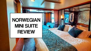 NCL Jade Mini Suite Cabin Review  Norwegian Cruise Lines  Balcony [upl. by Iniretake]