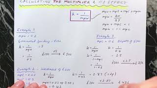 Multiplier  calculating its value and its impact [upl. by Hubbard]