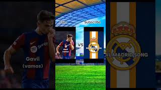 Barcelona song vs Real Madrid song [upl. by Luebke]