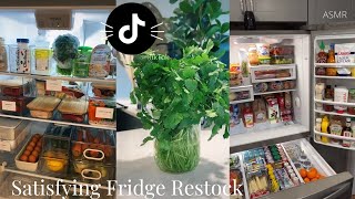 Satisfying Fridge Restock amp Refill ASMR TikTok Compilation [upl. by Georgina]