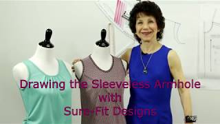 Drawing the Sleeveless Armhole with SureFit Designs [upl. by Esinahs]