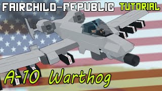 FairchildRepublic A10 quotWarthogquot  Plane Crazy  Tutorial [upl. by Nywloc]