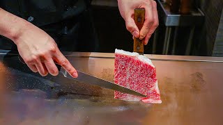 280 Luxury Wagyu Teppanyaki in Japan [upl. by Plunkett]