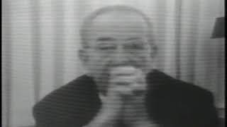 Rare Footage of President Johnson Rehearsing March 31 1968 Speech [upl. by Hylan819]