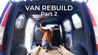 Time For A Fresh Start  Mercedes Vito Camper Van Build  Part 2 [upl. by Meri61]