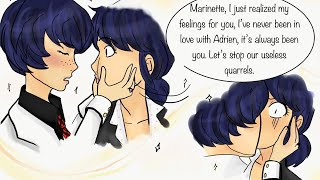 Marichat  Cuddles Miraculous ladybug Comic Dub [upl. by Helsa]