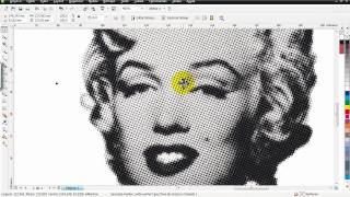 Como fazer Monocromia para Serigrafia silkscreen no Corel Draw [upl. by Ocir341]