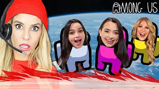 Rebecca Zamolo Plays Among Us w Real Gamers Merrell Twins Brianna Royalty Family Zamfam Gaming [upl. by Angela308]