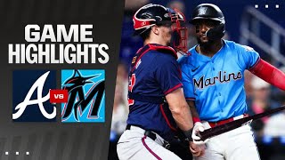 Braves vs Marlins Game Highlights 92224  MLB Highlights [upl. by Gorman329]