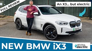 New 2021 BMW iX3 electric SUV review – DrivingElectric [upl. by Jerrilee]