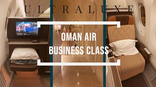 ULTRALUXE Oman Air Boeing 7879 Dreamliner Business Class Dubai to Bangkok via Muscat [upl. by Chinua]