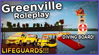 LIFEGUARD ROLEPLAY  Greenville Special Roleplay ROBLOX [upl. by Magnuson]