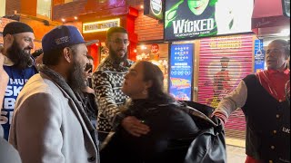 She Attacked Sheikh Uthman Ibn Farouq Sheikh uthman Ali Dawah Speakers Corner Leicester Square [upl. by Yrrap]