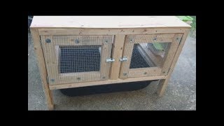 New DIY Rabbit Hutches [upl. by Rhyner633]