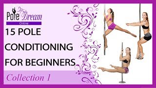 15 pole conditioning exercises for beginners [upl. by Etnelav]