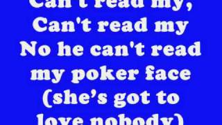 Lady GaGa  quotPoker Facequot LYRICS [upl. by Alrich]