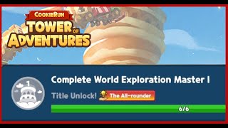 How to Get The Allrounder Title in Cookie Run Tower of Adventures [upl. by Yetnruoc532]