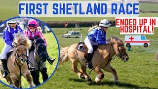 FIRST SHETLAND RACE WITH CLOUDY  ENDS UP IN HOSPITAL  DRAMATIC DAY [upl. by Atiker956]