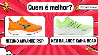 COMPARATIVO Mizuno ADVENCE RSP X New Balance KAIHA ROAD [upl. by Kamaria]