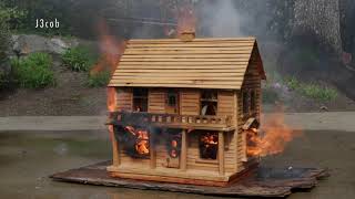 Wooden Dollhouse Fire 5 [upl. by Nicolella693]