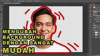 Photoshop  Cara ganti Background foto dengan sangat simpel mudah dan cepat [upl. by Egiarc]