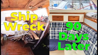 Saving a 40ft Blue Water Sailboat in 90 days [upl. by Dhu]