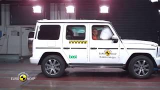 Euro NCAP Crash Test of MercedesBenz GClass 2019 [upl. by Cad414]