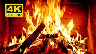 🔥 Cozy Fireplace 4K 12 HOURS Fireplace with Crackling Fire Sounds Crackling Fireplace 4K [upl. by Yditsahc]