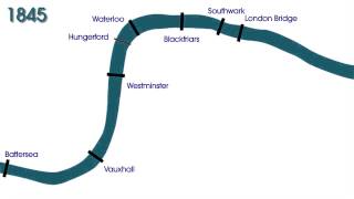 Londons Bridges Timeline [upl. by Eardnoed]