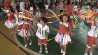 Arraiá 2013 Dança da Fita Infantil II Profª Luzia [upl. by Touber]