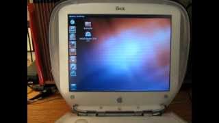 Ubuntu PowerPC on a Clamshell iBook [upl. by Guzel807]