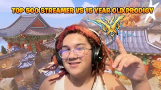 15 YEAR OLD PRODIGY VS TOP 500 STREAMER sat00ns [upl. by Ardnusal]