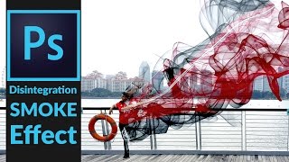 How to create Disintegration Smoke Effect in Adobe Photoshop [upl. by Dannie]