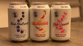 Odd Side Ales Hard Seltzer Review Pink Lemonade Blue Raspberry amp Mango [upl. by Renferd]