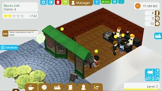 Coffee Shop Tycoon Gameplay PC UHD 4K60FPS [upl. by Cargian]