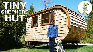 Tour of Modern Shepherd Hut Built by Güte  A Great Tiny House Alternative [upl. by Syl]