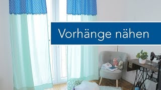 Vorhänge selber nähen fürs Kinderzimmer [upl. by Laureen597]