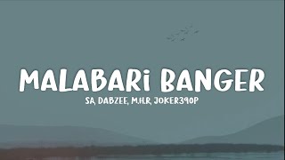 Malabari Banger lyrics  SA Dabzee MHR JOKER [upl. by Onit333]