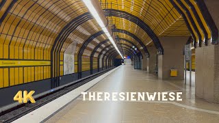 Theresienwiese  UBahn München  Metro Munich  MVG 2023 [upl. by Yerahcaz]